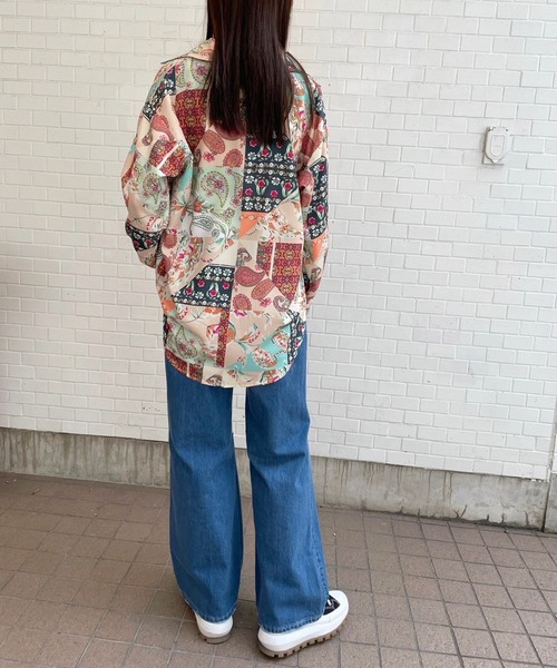 JUGLANS(ユグランス)の「☆ 90'sレトロ。ヴィンテージ風アソート柄シャツ B22460,B22468,B22462(シャツ/ブラウス・レディース・A/B/C・FREE)」の22枚目の写真