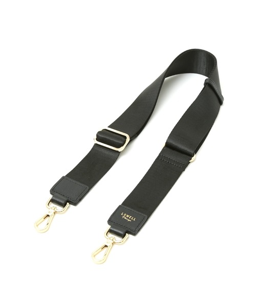 LOWELL things(ロウェル シングス)の「【単品】BAGテープショルダー(柄/無地)(ショルダーバッグ・レディース・ブラック/ブラック系その他/グレー/ベージュ/ネイビー/ブラウン/ホワイト・フリー)」の9枚目の写真