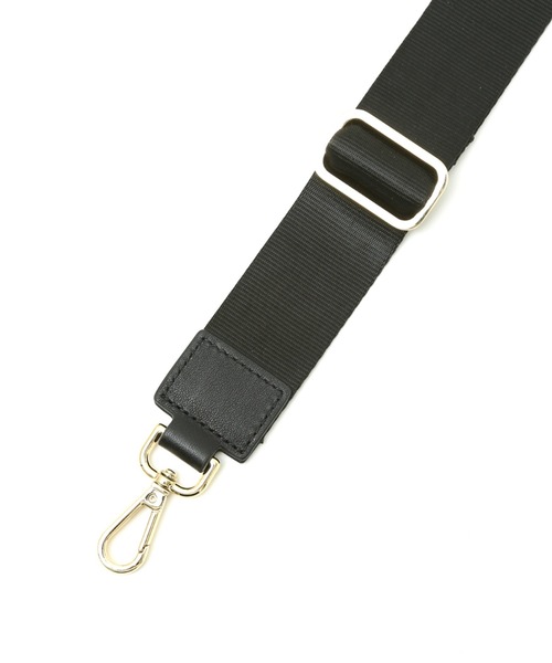 LOWELL things(ロウェル シングス)の「【単品】BAGテープショルダー(柄/無地)(ショルダーバッグ・レディース・ブラック/ブラック系その他/グレー/ベージュ/ネイビー/ブラウン/ホワイト・フリー)」の10枚目の写真