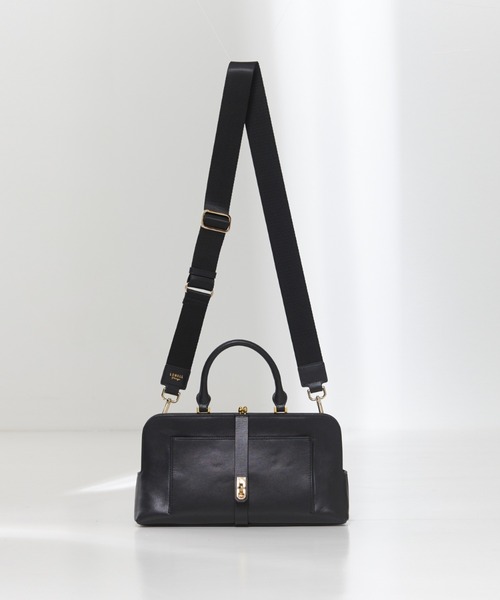 LOWELL things(ロウェル シングス)の「【単品】BAGテープショルダー(柄/無地)(ショルダーバッグ・レディース・ブラック/ブラック系その他/グレー/ベージュ/ネイビー/ブラウン/ホワイト・フリー)」の13枚目の写真