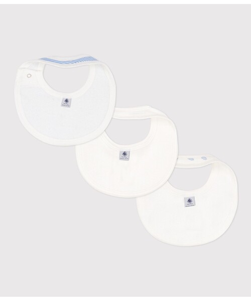 PETIT BATEAU（プチバトー）の「プリントスタイ３枚組（スタイ/よだれかけ・キッズ・その他/ベビーピンク・ONE SIZE）」の3枚目の写真