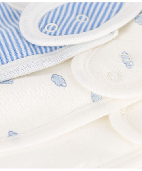 PETIT BATEAU（プチバトー）の「プリントスタイ３枚組（スタイ/よだれかけ・キッズ・その他/ベビーピンク・ONE SIZE）」の4枚目の写真