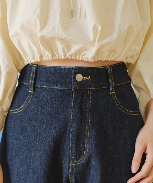 Kastane（カスタネ）の「【サイズ展開あり】ハイウエストストレートデニムパンツ（デニムパンツ・レディース・インディゴブルー・0/1/2）」の7枚目の写真