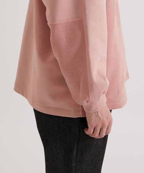 UNITED TOKYO（ユナイテッドトウキョウ）の「リーバススウェット MA-1ジャケット（MA-1・メンズ・オフホワイト/ピンク/ダークグレー・1/2）」の10枚目の写真