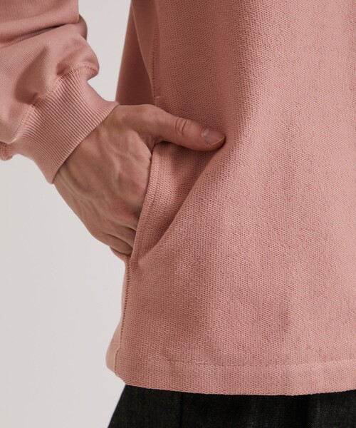 UNITED TOKYO（ユナイテッドトウキョウ）の「リーバススウェット MA-1ジャケット（MA-1・メンズ・オフホワイト/ピンク/ダークグレー・1/2）」の11枚目の写真