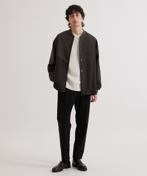 UNITED TOKYO（ユナイテッドトウキョウ）の「リーバススウェット MA-1ジャケット（MA-1・メンズ・オフホワイト/ピンク/ダークグレー・1/2）」の15枚目の写真