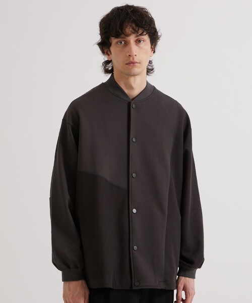 UNITED TOKYO（ユナイテッドトウキョウ）の「リーバススウェット MA-1ジャケット（MA-1・メンズ・オフホワイト/ピンク/ダークグレー・1/2）」の16枚目の写真