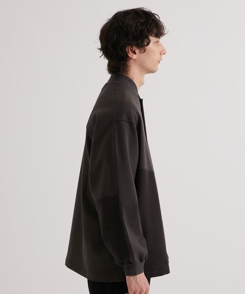 UNITED TOKYO（ユナイテッドトウキョウ）の「リーバススウェット MA-1ジャケット（MA-1・メンズ・オフホワイト/ピンク/ダークグレー・1/2）」の17枚目の写真