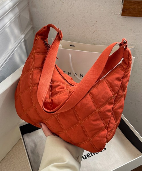 fd style（エフディ スタイル）の「ナイロン キルティング ショルダーバッグ（ショルダーバッグ・レディース・Olive /Black/Beige/Orange/LT.Gray・FREE）」の10枚目の写真