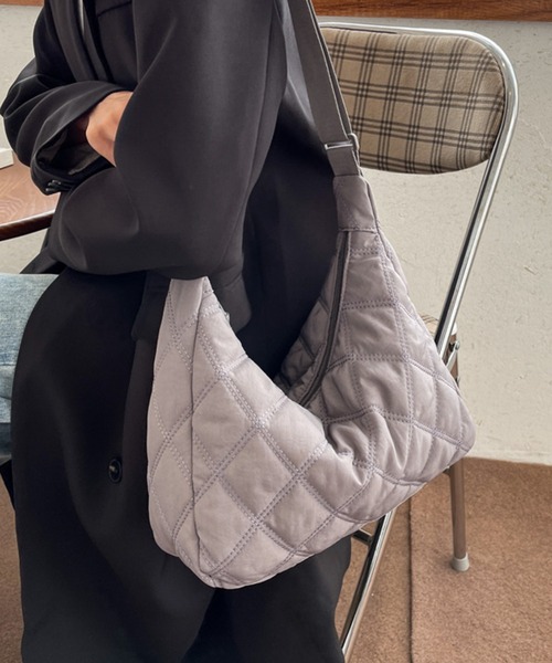 fd style（エフディ スタイル）の「ナイロン キルティング ショルダーバッグ（ショルダーバッグ・レディース・Olive /Black/Beige/Orange/LT.Gray・FREE）」の18枚目の写真