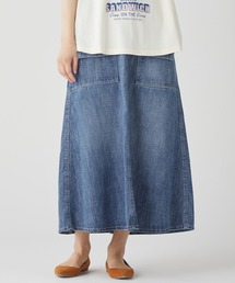デニムブッシュスカート