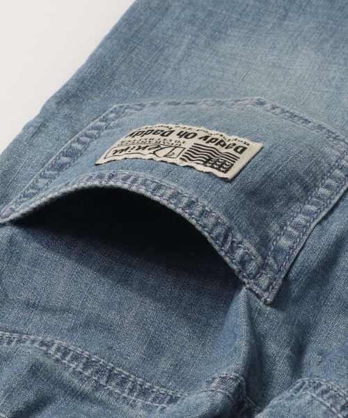 Daddy Oh Daddy(ダディーオーダディー)の「デニム6分丈ハーフパンツ(デニムパンツ・キッズ・ブルー/ネイビー・100/140/130/110/120)」の6枚目の写真