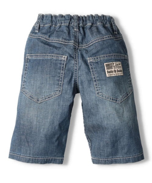 Daddy Oh Daddy(ダディーオーダディー)の「デニム6分丈ハーフパンツ(デニムパンツ・キッズ・ブルー/ネイビー・100/140/130/110/120)」の3枚目の写真