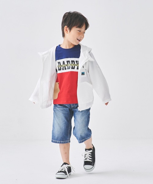 Daddy Oh Daddy(ダディーオーダディー)の「デニム6分丈ハーフパンツ(デニムパンツ・キッズ・ブルー/ネイビー・100/140/130/110/120)」の10枚目の写真