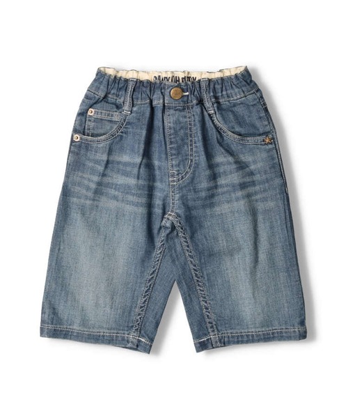 Daddy Oh Daddy(ダディーオーダディー)の「デニム6分丈ハーフパンツ(デニムパンツ・キッズ・ブルー/ネイビー・100/140/130/110/120)」の14枚目の写真