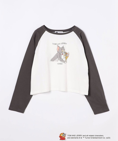 179/WG（イチナナキュウダブルジー）の「【TOM and JERRY】フォトラグランTEE（Tシャツ/カットソー・レディース・オフホワイト/チャコールグレー/オートミール・FREE）」の18枚目の写真