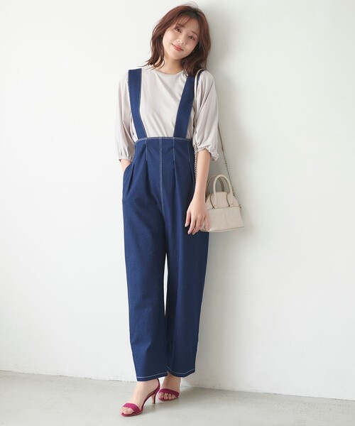 Feroux(フェルゥ)の「【UVケア】バックリボンボリュームスリーブ Tシャツ(Tシャツ/カットソー・レディース・ホワイト系1/スカイブルー系/ブラック系/ピンク系/ホワイト系/アイボリー系/黄緑系/オレンジ系・F)」の17枚目の写真