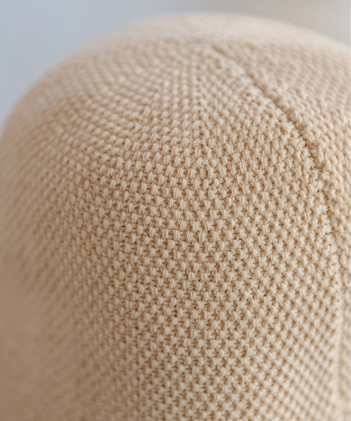 OLIVE des OLIVE（オリーブデオリーブ）の「サマーニットクロ―シュハット（ハット・レディース・アイボリー/ブラック・FREE）」の13枚目の写真