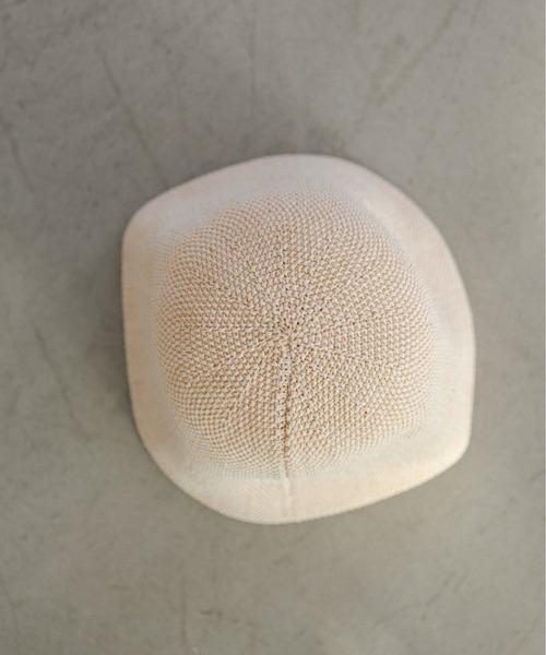 OLIVE des OLIVE（オリーブデオリーブ）の「サマーニットクロ―シュハット（ハット・レディース・アイボリー/ブラック・FREE）」の14枚目の写真