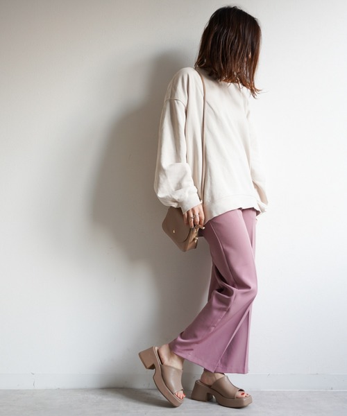 Fabby fabby（ファビィーファビィー）の「スクエア厚底ユニットサンダル（サンダル・レディース・ベージュ/ブラック/オフホワイト/オレンジ・MEDIUM/SMALL/LARGE）」の21枚目の写真