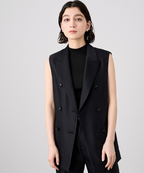 ANAYI（アナイ）の「ラミーストレッチテーラードジレ（その他アウター