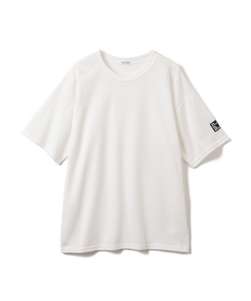 VIVID LADY(ビビッドレディー)の「【ZOZO限定カラー】夏の大人カジュアル オーバー フィット 袖タグ付き 半袖 Tシャツ トップス(Tシャツ/カットソー・レディース・ロイヤルブルー/ブラック/グレー/イエロー/アイボリー/レッド/ベージュ/グリーン/ブルー系その他/ブルー系その他2/ブラック系その他・FREE)」の12枚目の写真