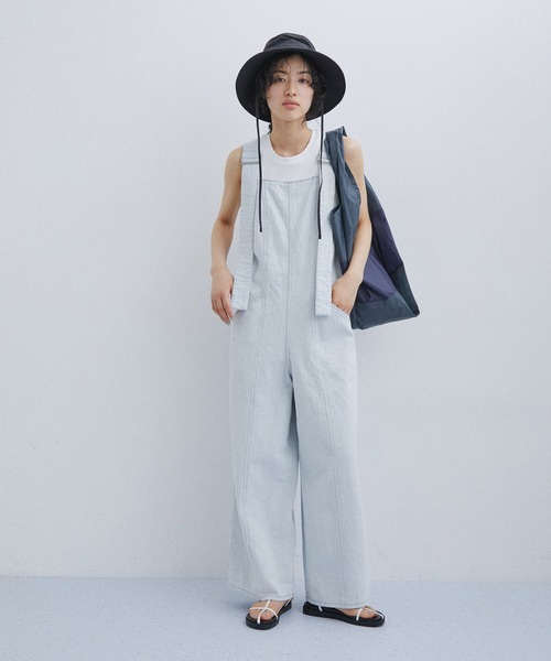 SUSAN BIJL（スーザンベル）の「【SUSAN BIJL】Shopping Bag  L（トートバッグ・レディース・オフホワイト/チャコールグレー・L）」の4枚目の写真