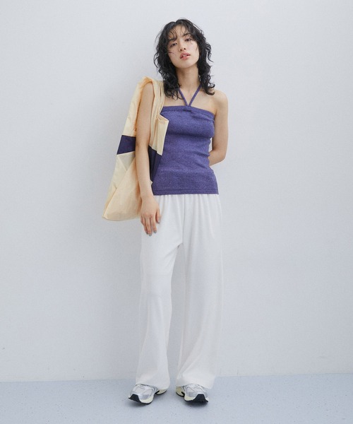 SUSAN BIJL（スーザンベル）の「【SUSAN BIJL】Shopping Bag  L（トートバッグ・レディース・オフホワイト/チャコールグレー・L）」の5枚目の写真