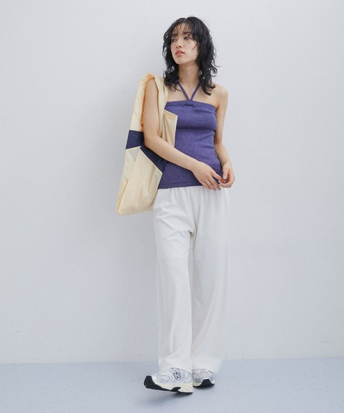 SUSAN BIJL（スーザンベル）の「【SUSAN BIJL】Shopping Bag  L（トートバッグ・レディース・オフホワイト/チャコールグレー・L）」の6枚目の写真