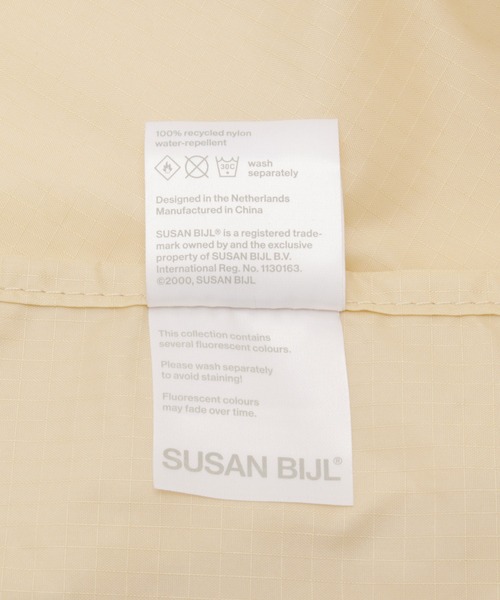 SUSAN BIJL（スーザンベル）の「【SUSAN BIJL】Shopping Bag  L（トートバッグ・レディース・オフホワイト/チャコールグレー・L）」の14枚目の写真