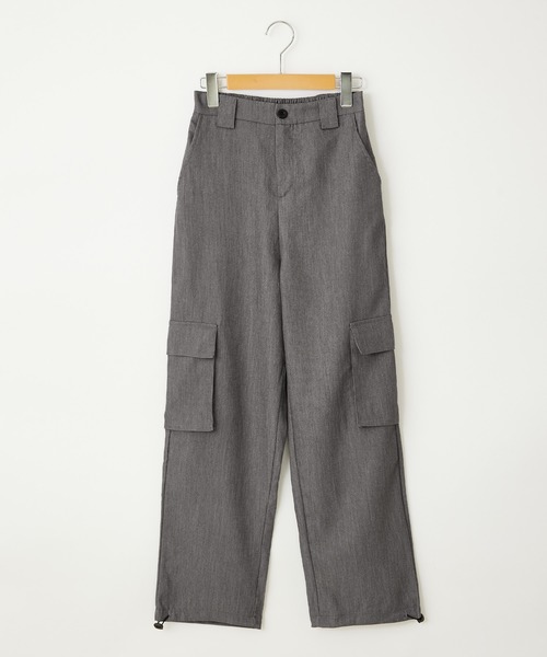 GroundY スラックスカーゴパンツ MONO-MART（モノマート）の「TR綾ストレッチ ワイドスラックス