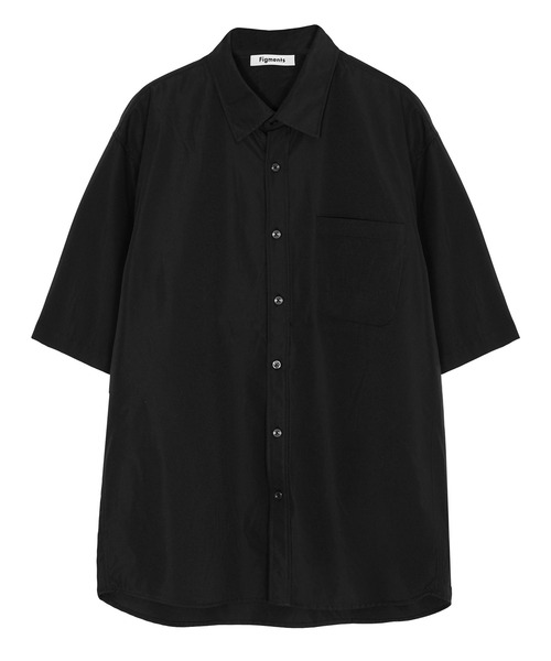 Figments（フィグメンツ）の「オーバーシルエットシャツ（シャツ/ブラウス・レディース・ブラック/ホワイト・FREE）」の8枚目の写真