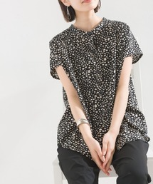 OMNES | シフォンジョーゼットダルメシアン2WAYフレンチスリーブブラウス(シャツ/ブラウス)