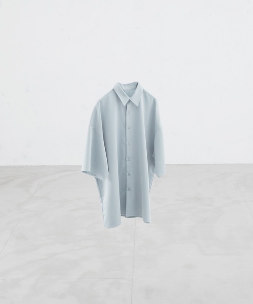 SELLE GLANT（セレグランテ）の「BACK BUTTON OPEN SHIRT/バックボタンオープンシャツ（シャツ/ブラウス・メンズ・ライトブルー/ホワイト・MEDIUM/LARGE）」の19枚目の写真
