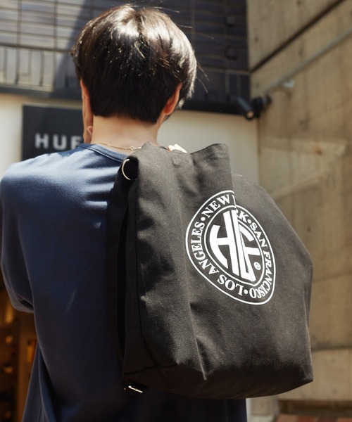HUF(ハフ)の「REGIONAL 2WAY TOTE BAG / HUF トートバッグ(トートバッグ・メンズ・ブラック/ナチュラル・O/S)」の12枚目の写真