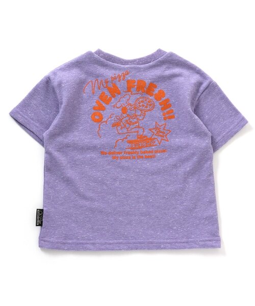 BREEZE（ブリーズ）の「シェフのきまぐれピッツァTシャツ（Tシャツ/カットソー・キッズ・パープル/イエロー/グリーン・130/140/90/120/80/110/100）」の13枚目の写真
