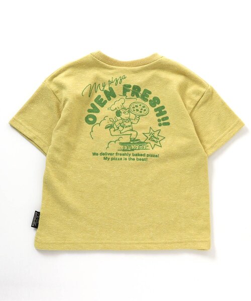 BREEZE（ブリーズ）の「シェフのきまぐれピッツァTシャツ（Tシャツ/カットソー・キッズ・パープル/イエロー/グリーン・130/140/90/120/80/110/100）」の14枚目の写真