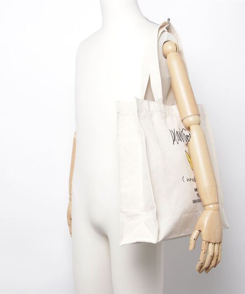 Mark Gonzales（マーク・ゴンザレス）の「【MARKGONZALES】What it isnt マチ付きトートバッグ（インナーポケット3つ付き）（トートバッグ・メンズ・ブラック/ブラック系その他2/ブラック系その他3/ホワイト/ホワイト系その他2/ホワイト系その他3・FREE）」の10枚目の写真