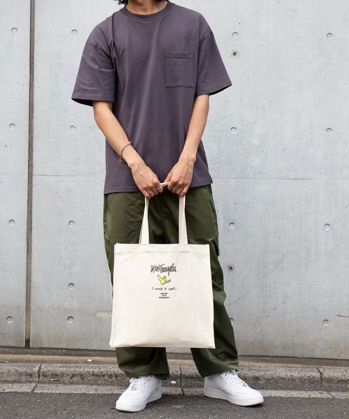 Mark Gonzales（マーク・ゴンザレス）の「【MARKGONZALES】What it isnt マチ付きトートバッグ（インナーポケット3つ付き）（トートバッグ・メンズ・ブラック/ブラック系その他2/ブラック系その他3/ホワイト/ホワイト系その他2/ホワイト系その他3・FREE）」の12枚目の写真