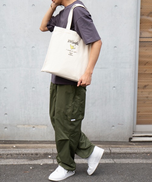 Mark Gonzales（マーク・ゴンザレス）の「【MARKGONZALES】What it isnt マチ付きトートバッグ（インナーポケット3つ付き）（トートバッグ・メンズ・ブラック/ブラック系その他2/ブラック系その他3/ホワイト/ホワイト系その他2/ホワイト系その他3・FREE）」の11枚目の写真