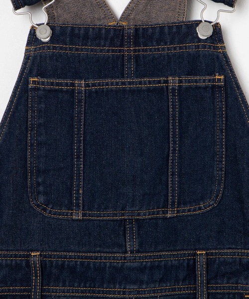 WEGO(ウィゴー)の「WEGO/デニムオーバーオール(サロペット/オーバーオール・レディース・ダークインディゴブルー/インディゴブルー・MEDIUM/SMALL)」の12枚目の写真