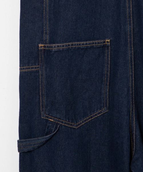 WEGO(ウィゴー)の「WEGO/デニムオーバーオール(サロペット/オーバーオール・レディース・ダークインディゴブルー/インディゴブルー・MEDIUM/SMALL)」の15枚目の写真