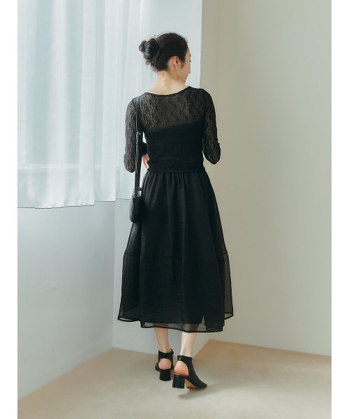 Ayla(アイラ)の「lace tops(Tシャツ/カットソー・レディース・アイボリー/ブラック/ベージュ・FREE)」の10枚目の写真
