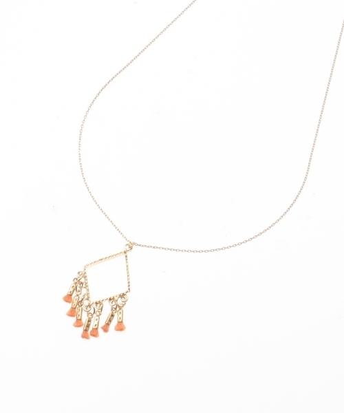 HusHusH(ハッシュアッシュ)の「プチタッセルネックレス(ネックレス・レディース・ブルー/ホワイト/グリーン/レッド/イエロー・00)」の5枚目の写真