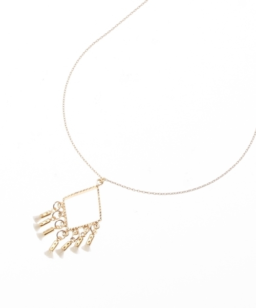 HusHusH(ハッシュアッシュ)の「プチタッセルネックレス(ネックレス・レディース・ブルー/ホワイト/グリーン/レッド/イエロー・00)」の2枚目の写真