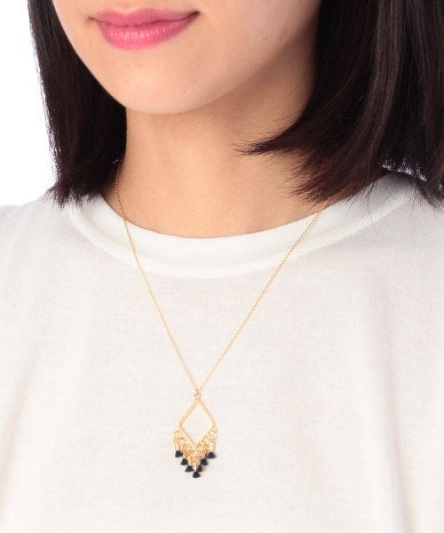 HusHusH(ハッシュアッシュ)の「プチタッセルネックレス(ネックレス・レディース・ブルー/ホワイト/グリーン/レッド/イエロー・00)」の7枚目の写真