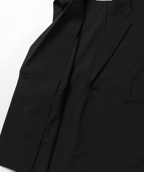 含浸 PUBLIC TOKYO ノースリーブジャケット ベスト ブラック 美品 含浸 PUBLIC TOKYO ノースリーブジャケット ベスト ブラック 美