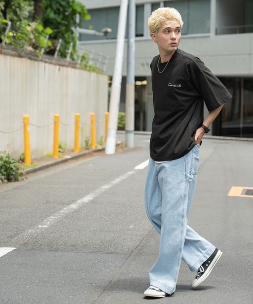 WEGO(ウィゴー)の「WEGO/【2点セット】アクセ付きアンサンブルスラブBIGT(アンサンブル・メンズ・ベージュ系その他/ブラック・MEDIUM/LARGE)」の12枚目の写真