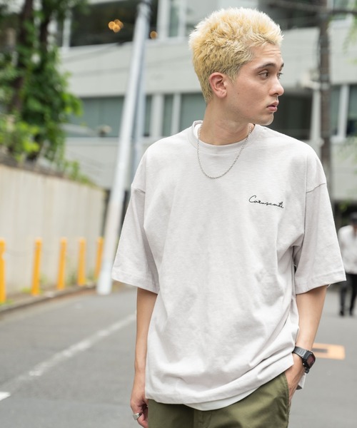 WEGO(ウィゴー)の「WEGO/【2点セット】アクセ付きアンサンブルスラブBIGT(アンサンブル・メンズ・ベージュ系その他/ブラック・MEDIUM/LARGE)」の14枚目の写真