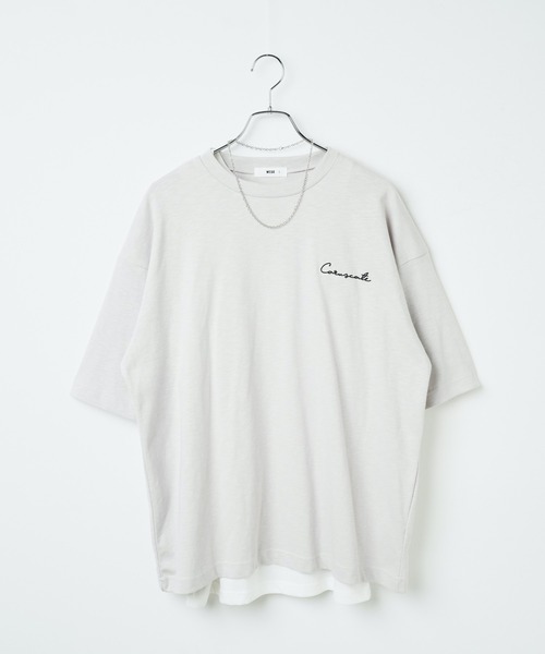 WEGO(ウィゴー)の「WEGO/【2点セット】アクセ付きアンサンブルスラブBIGT(アンサンブル・メンズ・ベージュ系その他/ブラック・MEDIUM/LARGE)」の15枚目の写真